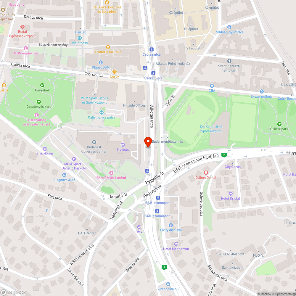 Üres fahely Novotel bejelentés helye