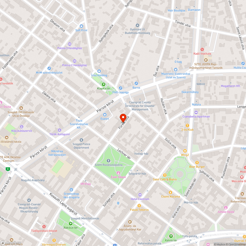 Kátyús út bejelentés helye