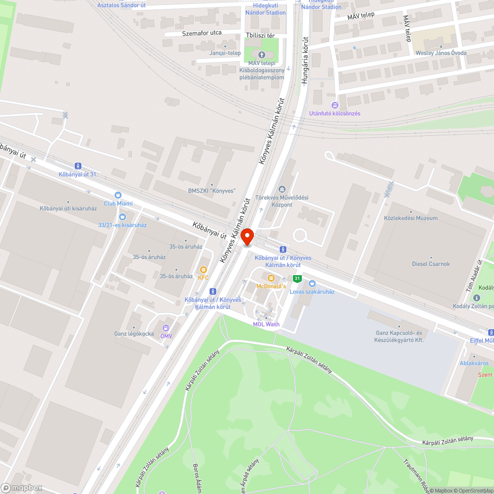 FJX 199 bejelentés helye