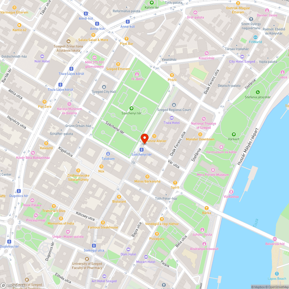 Újra kidöntött poller - Széchenyi tér, Nagyposta mellett bejelentés helye