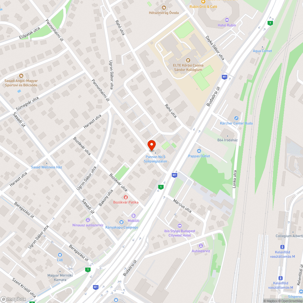 Hibás tábla Pannonhalmi út bejelentés helye