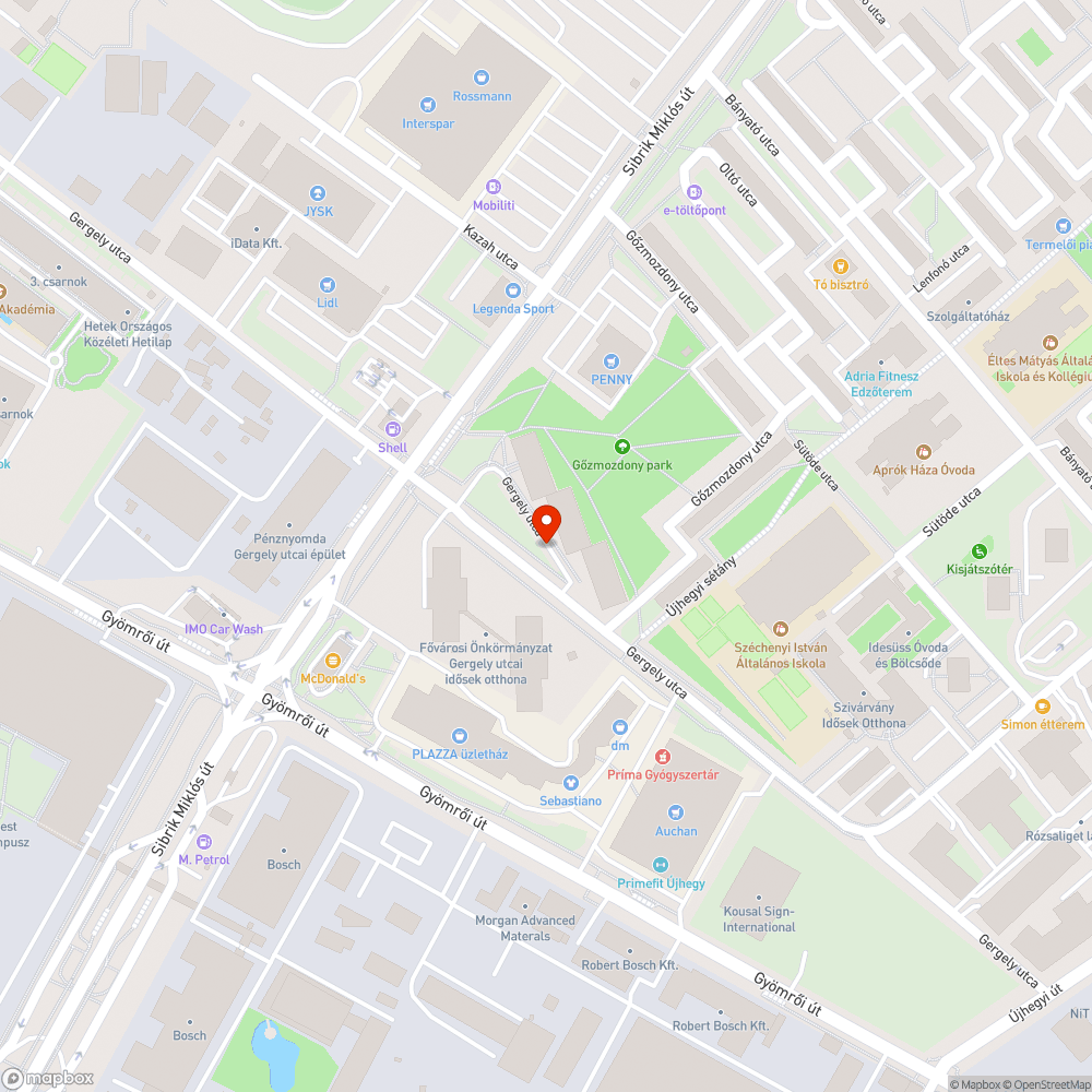 Roncs bejelentés helye