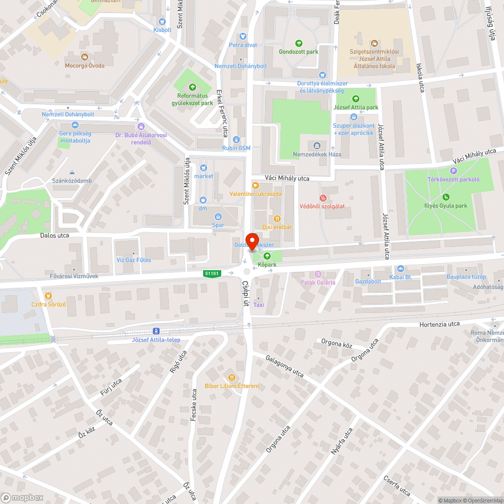 Megrongálódott járdalapok. bejelentés helye