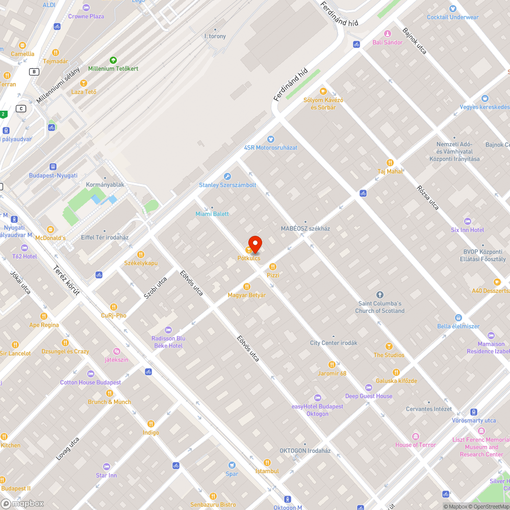 Széteső növényláda bejelentés helye