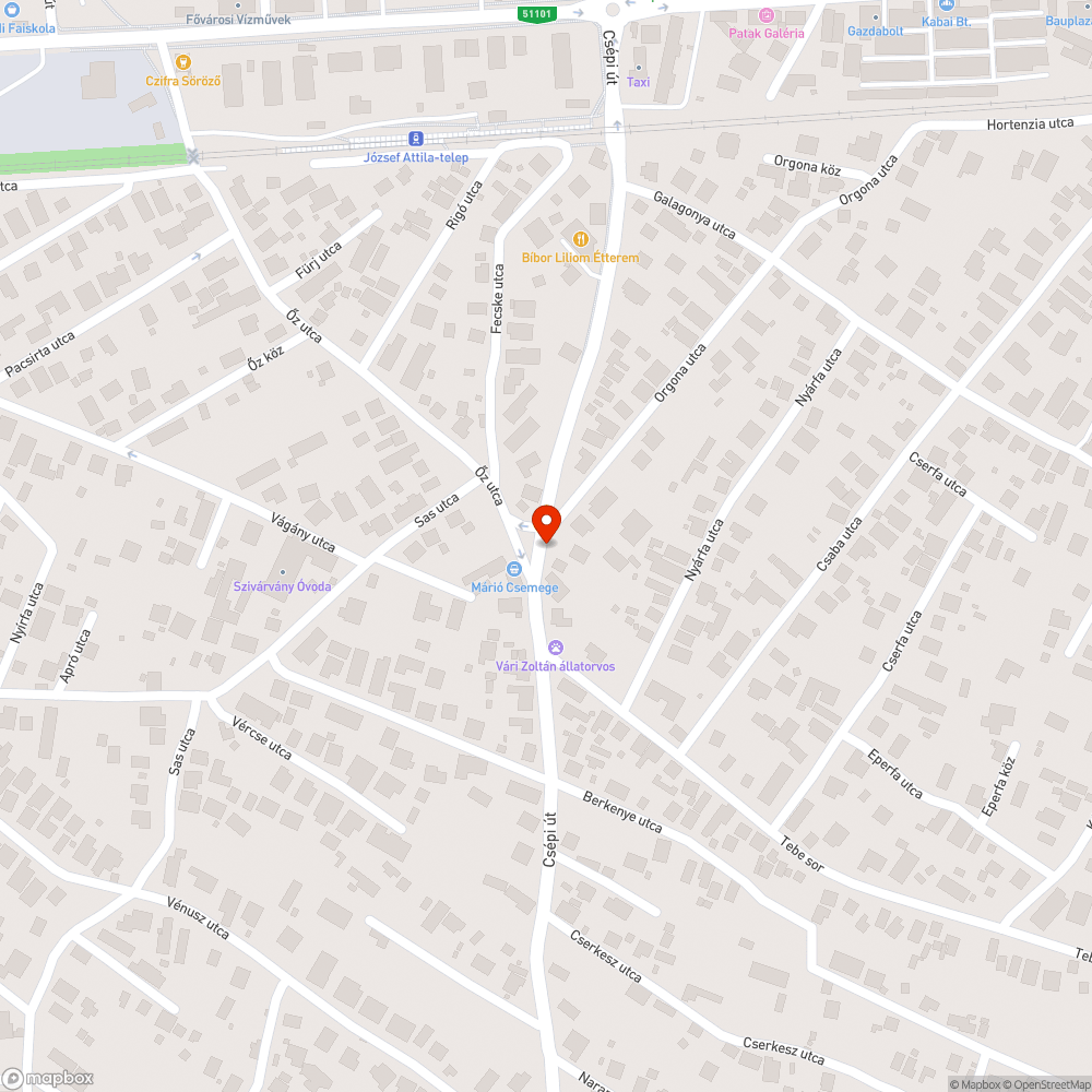 Beomlott árok bejelentés helye