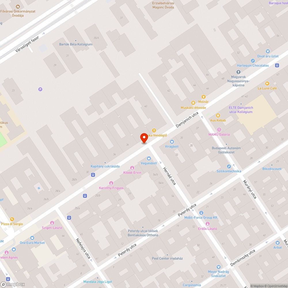 Bevásárlókocsi bejelentés helye