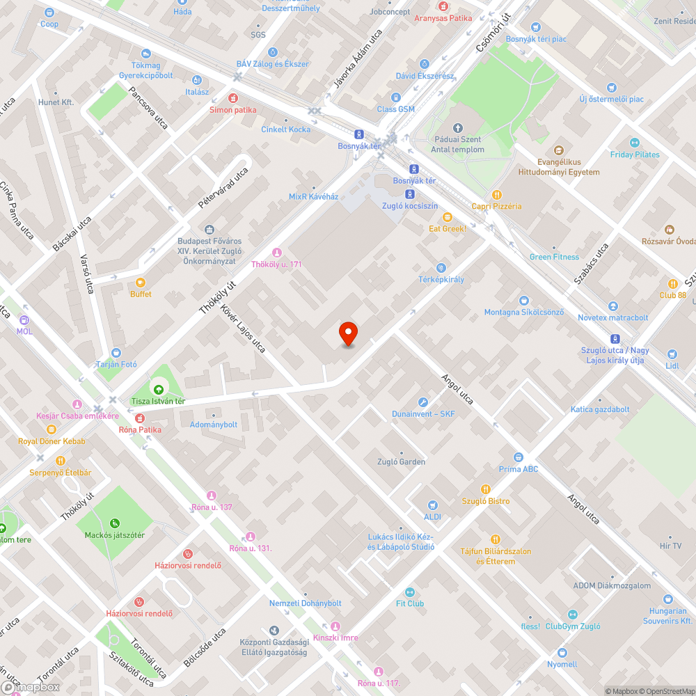 Építési törmelék, vasdarabok a zöldterületen bejelentés helye