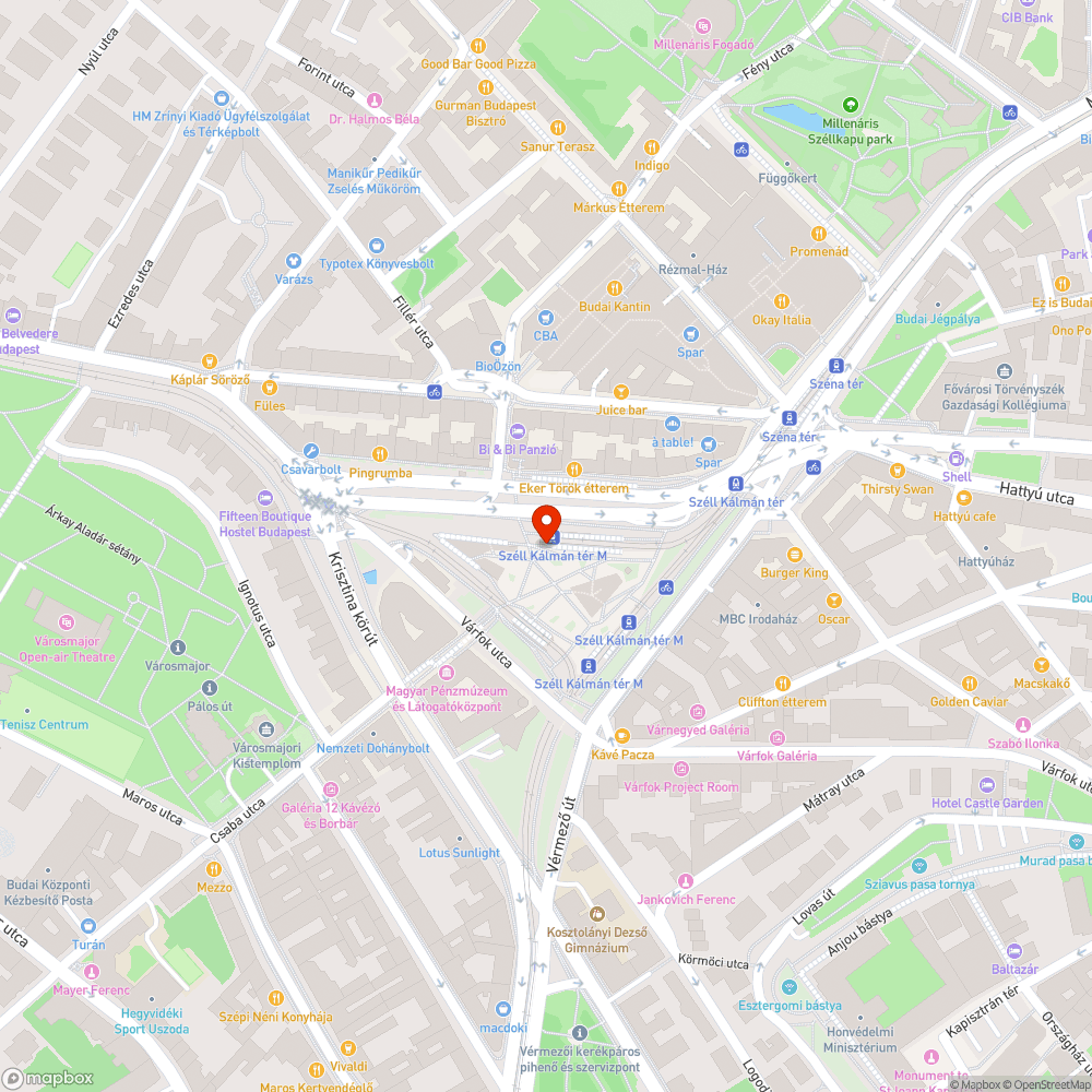 Tönkretett, lezülött utcabútorok bejelentés helye