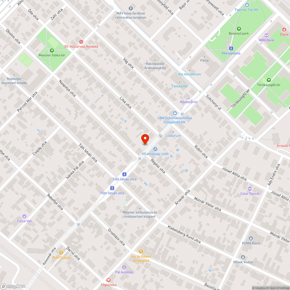 Közterületen való parkolás lejárt műszakival bejelentés helye