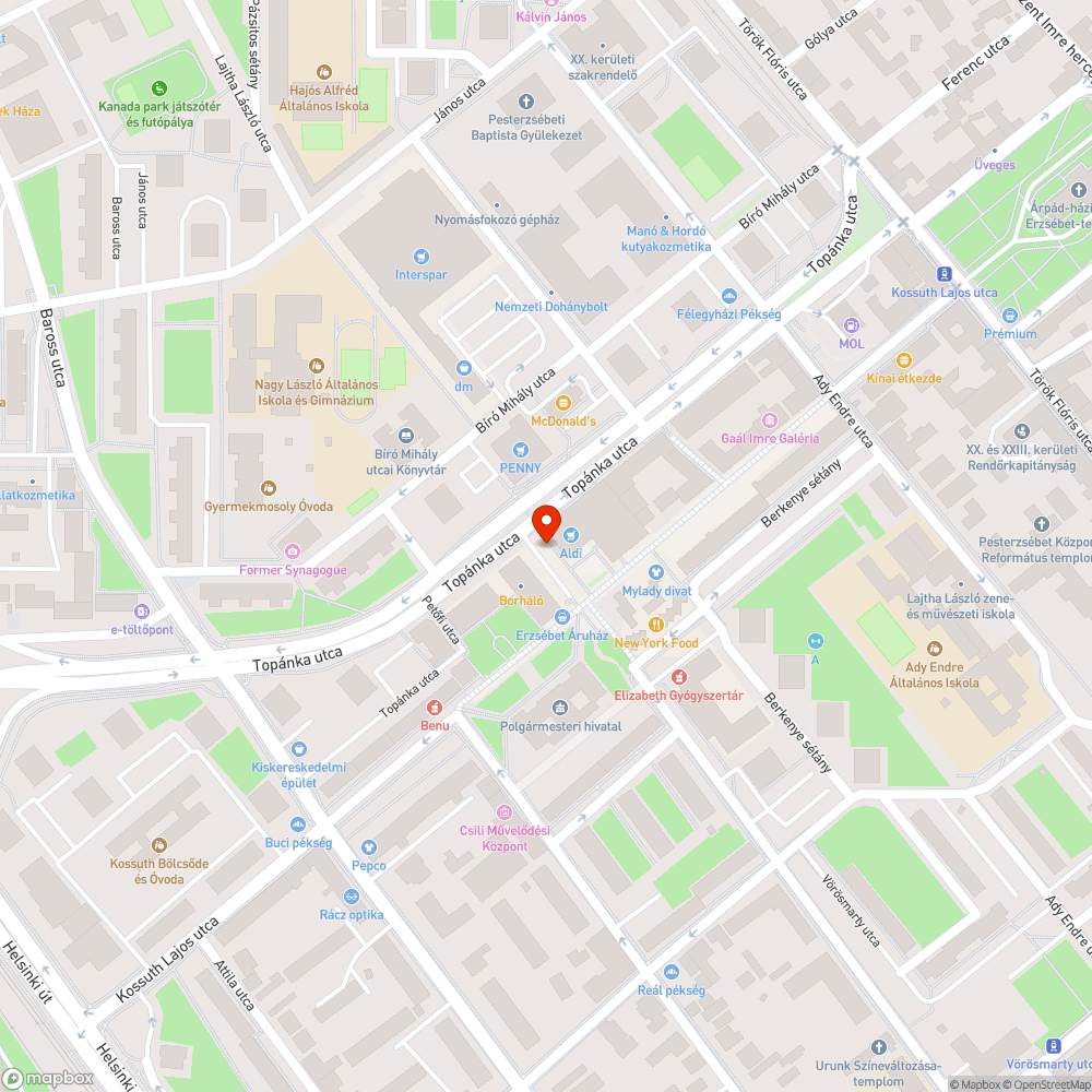 Folyamatosan járdára hordott föld bejelentés helye