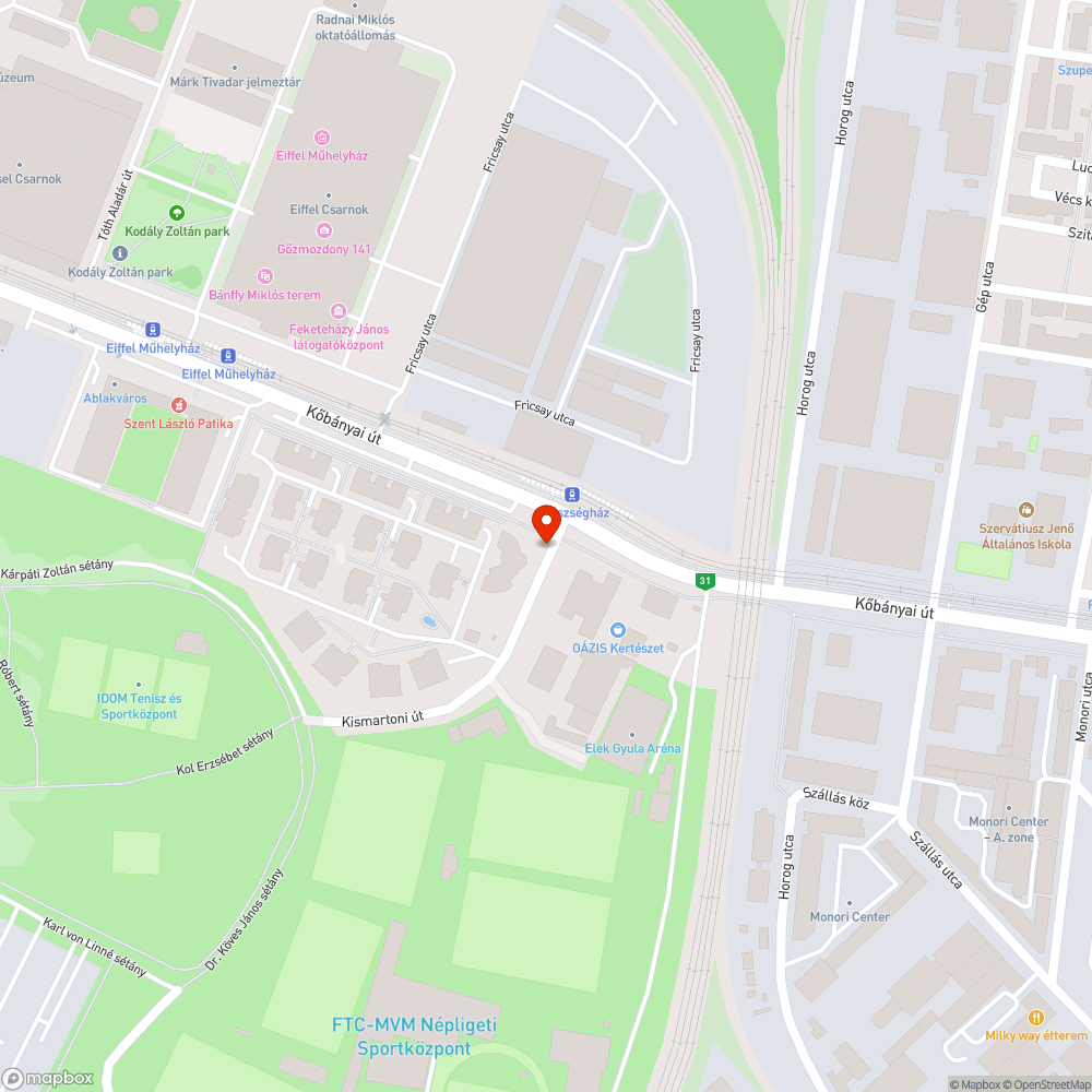 Elhagyott, lejárt műszakis Rover bejelentés helye