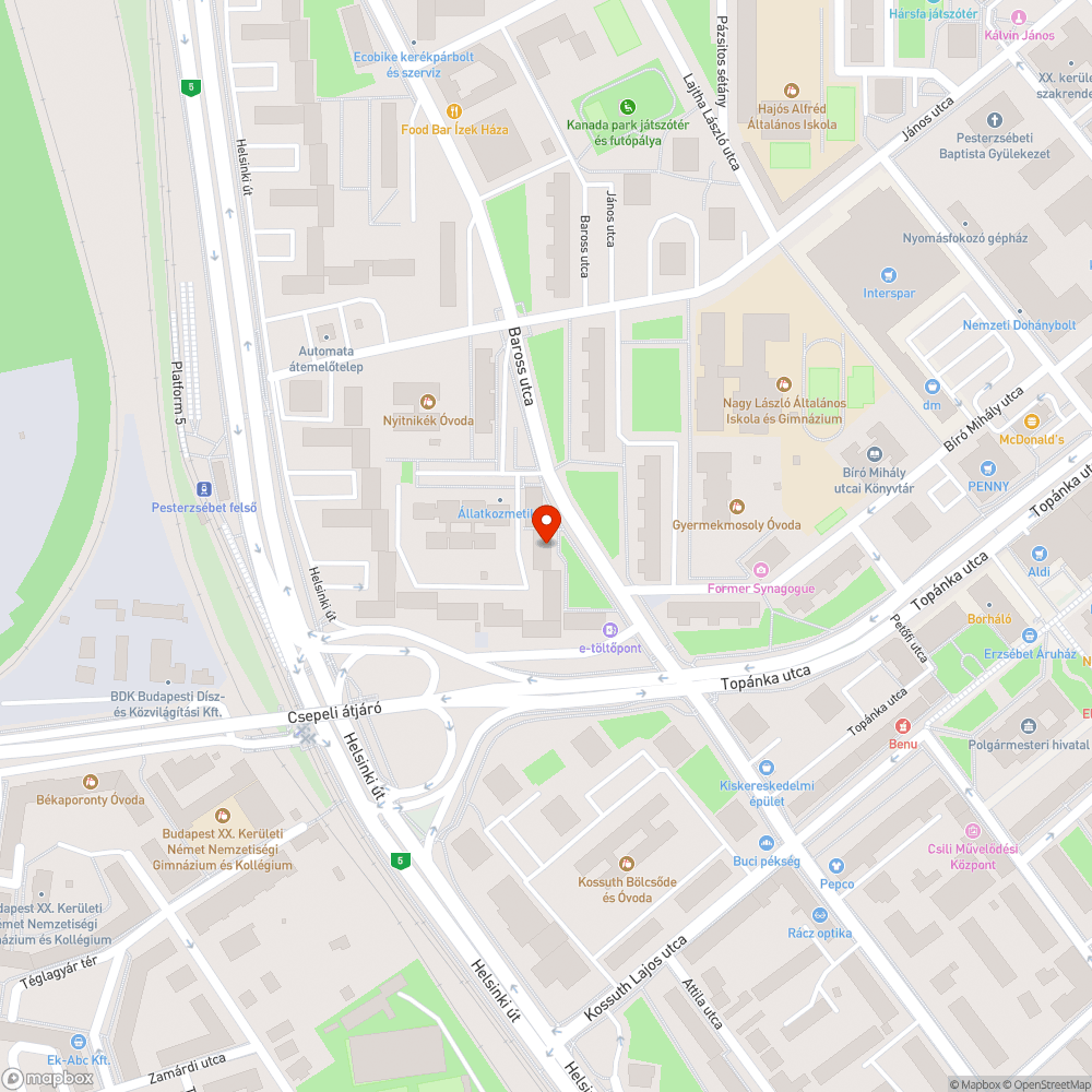 Bálványfa bejelentés helye