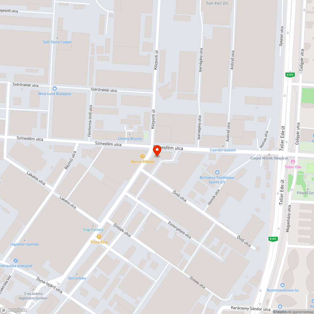 Beszakadt fedlap bejelentés helye