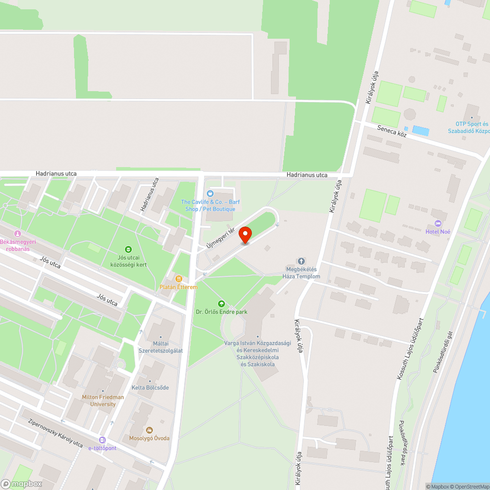 Koszos a búra bejelentés helye