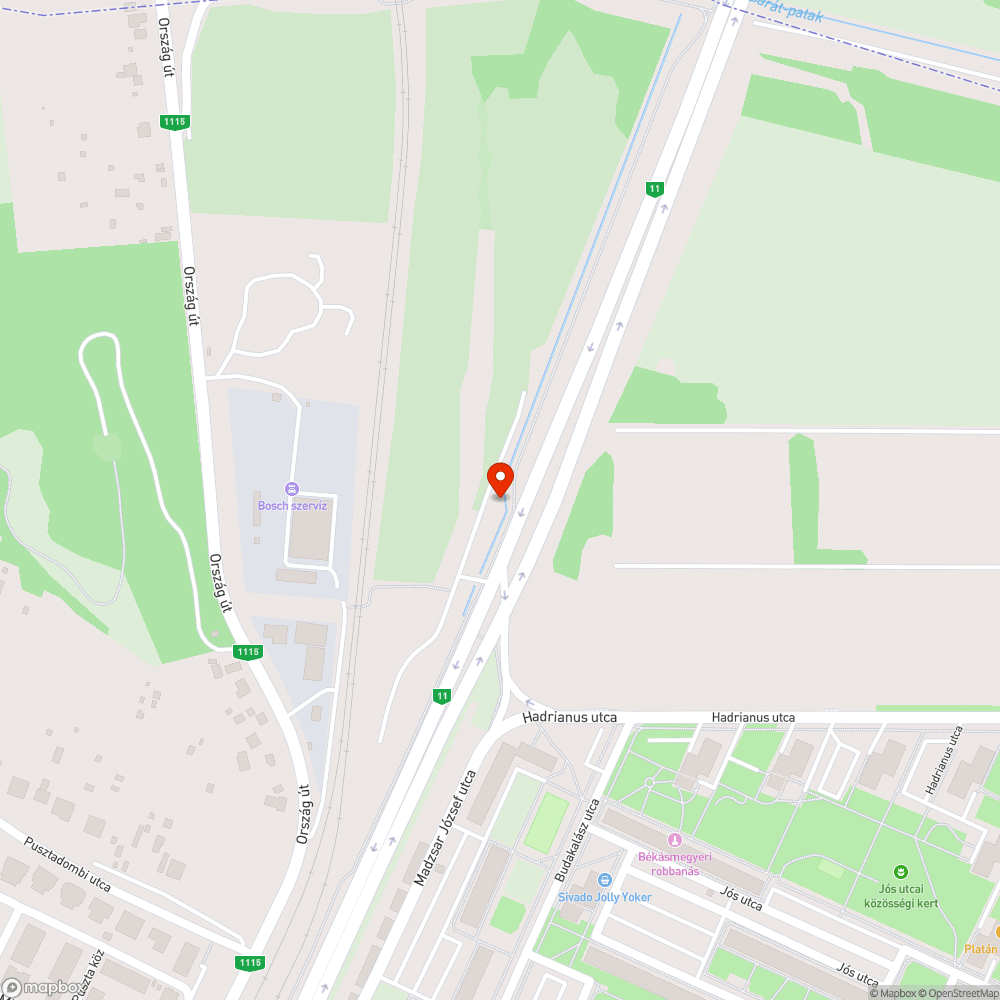 Dől a fa bejelentés helye