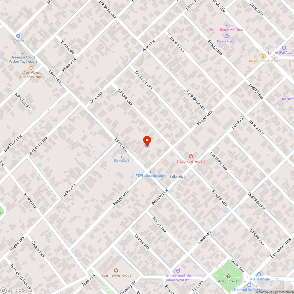 Szabálytalan helyen lévő parkolás bejelentés helye