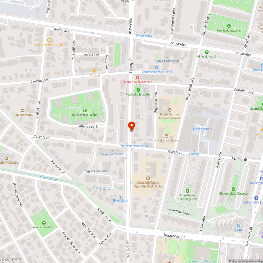 Buszmegálló koszos bejelentés helye