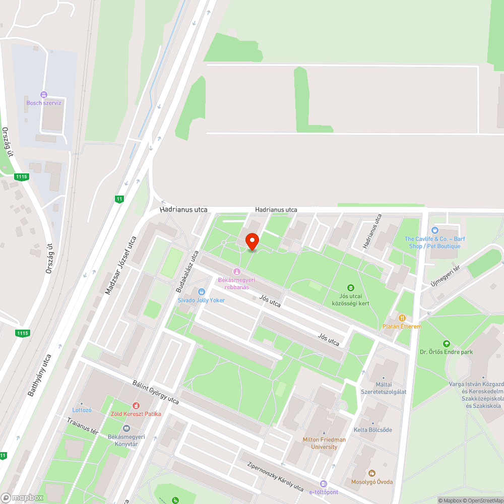 Sár a járdán bejelentés helye