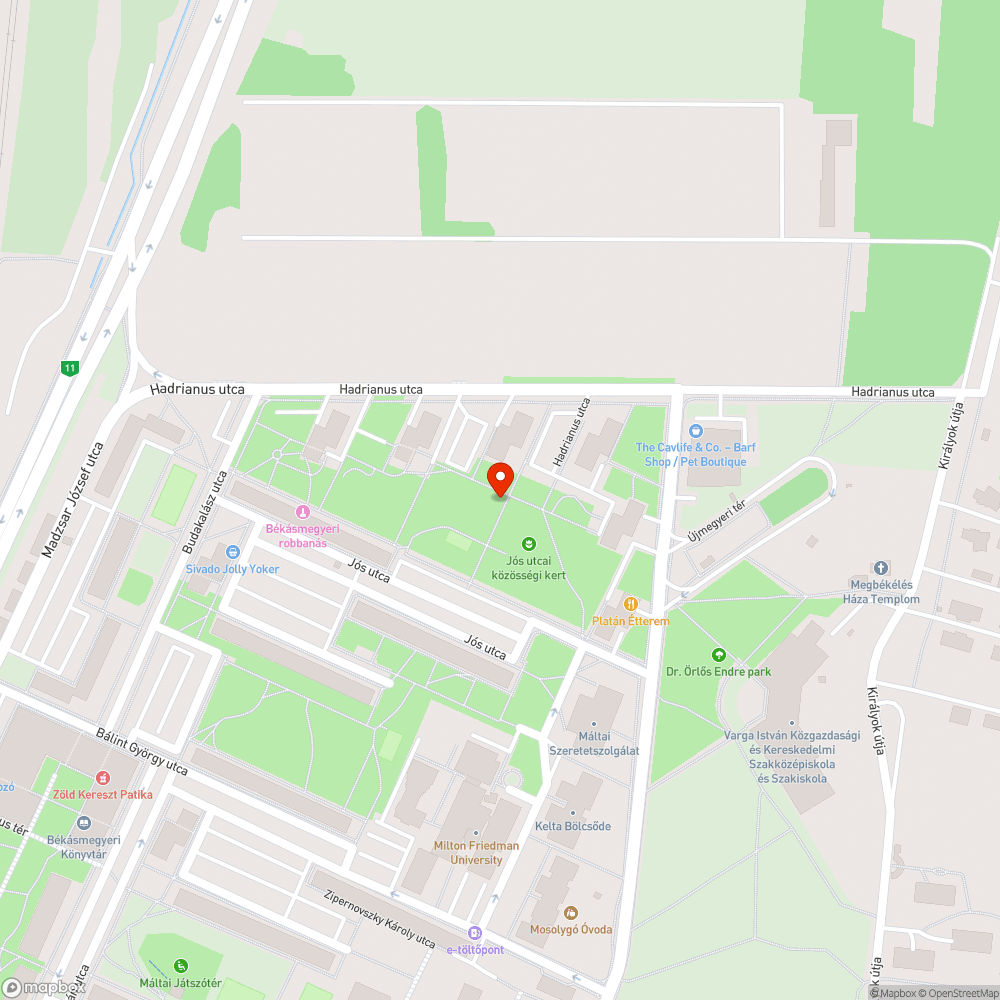 Halott fa bejelentés helye