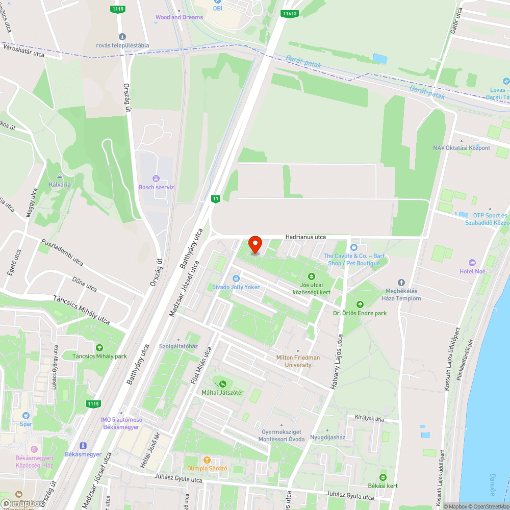 Elbontott járda bejelentés helye