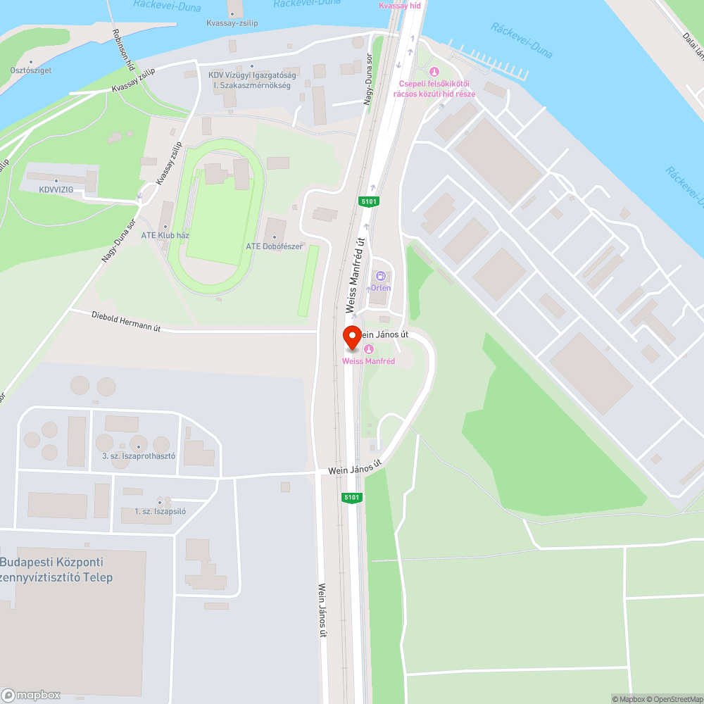 Szabadkikötő építkezés bejelentés helye