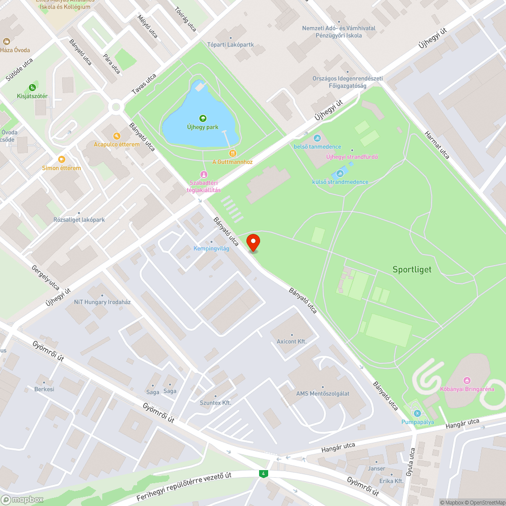 Akadályozó jármű bejelentés helye