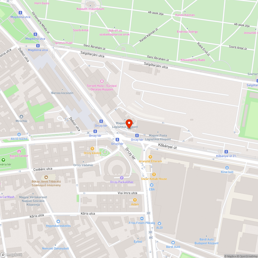 Zöldhulladék bejelentés helye