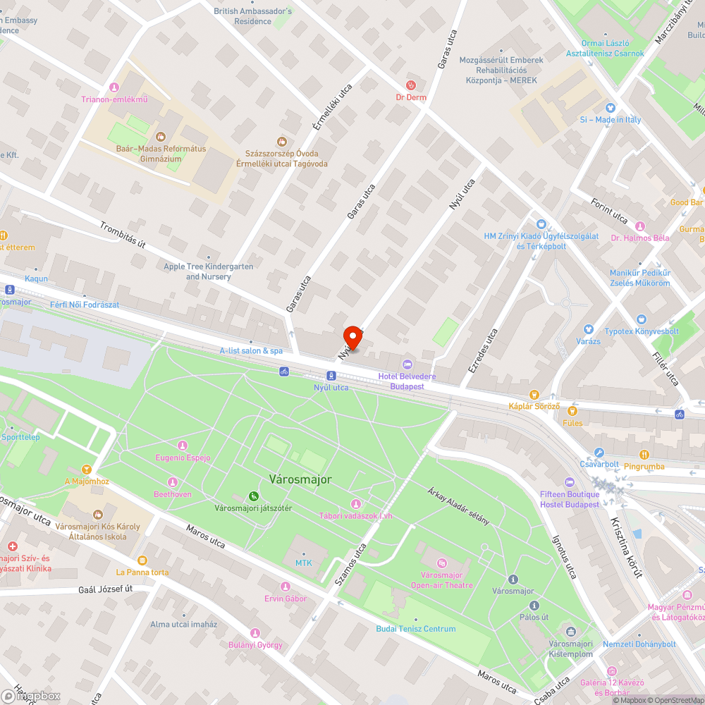 Gyalogos jelzőlámpa bejelentés helye