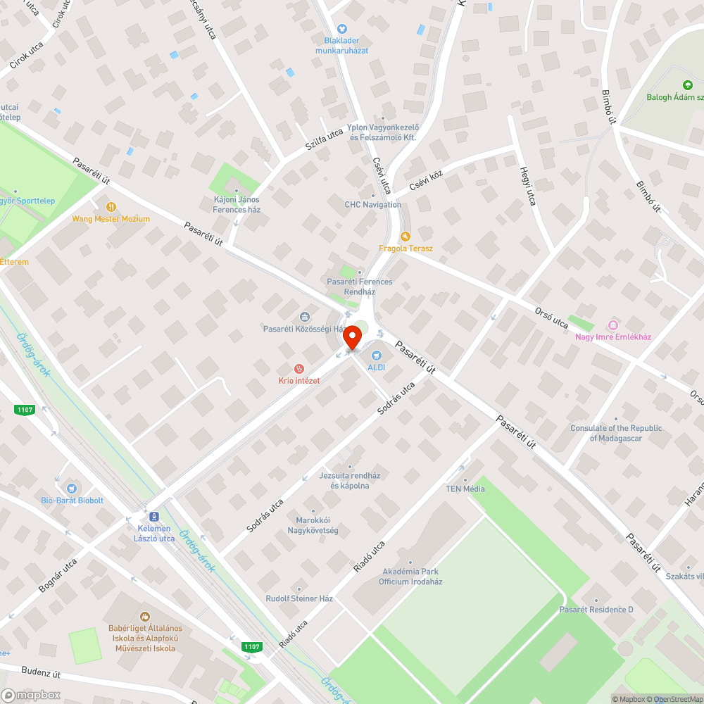 Sérült dézsa bejelentés helye