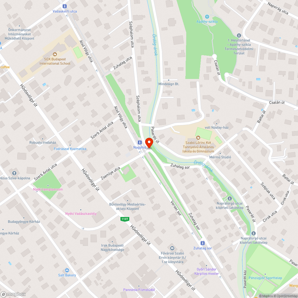 Graffitis táblák és tükör bejelentés helye