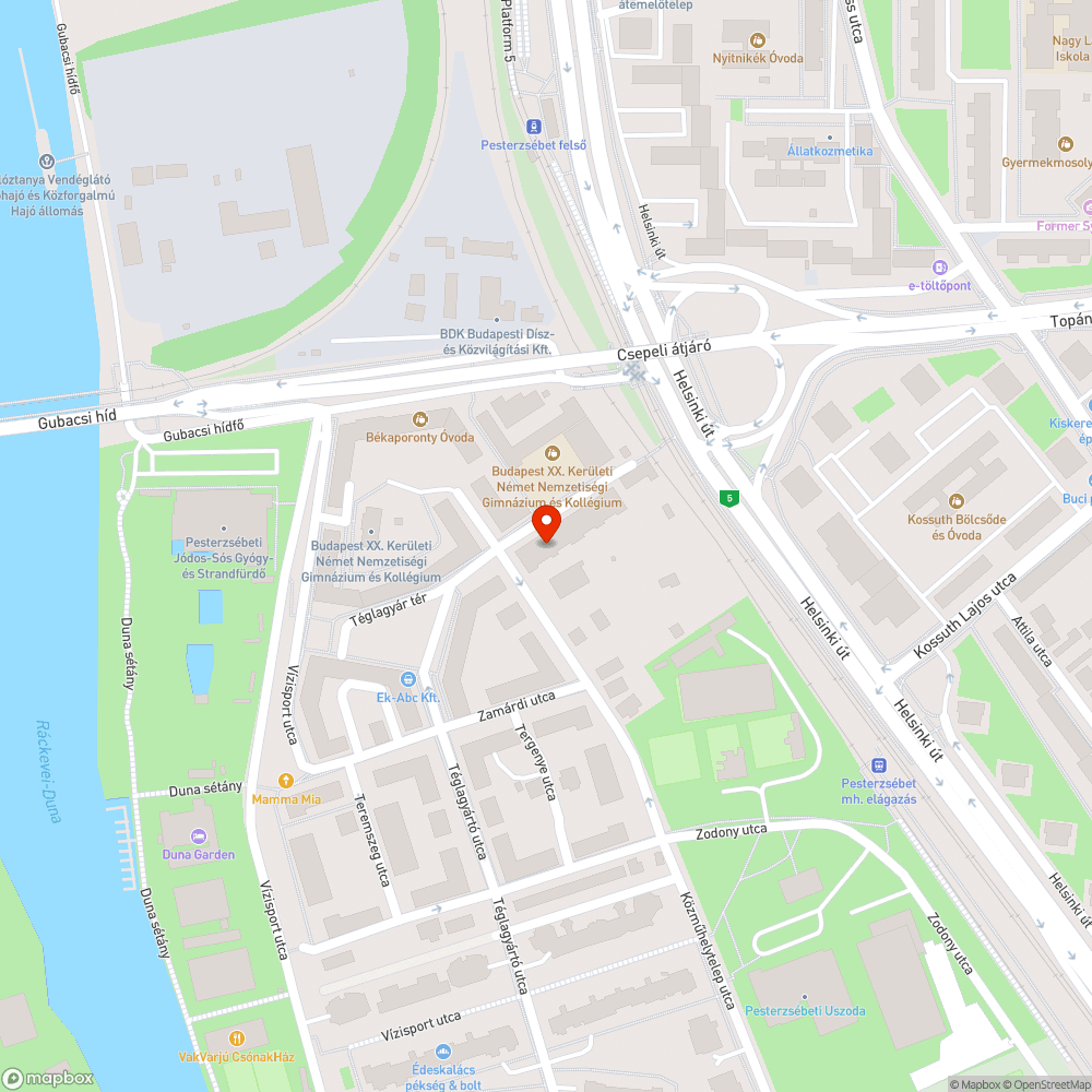 Rozsdás védőburkolat bejelentés helye