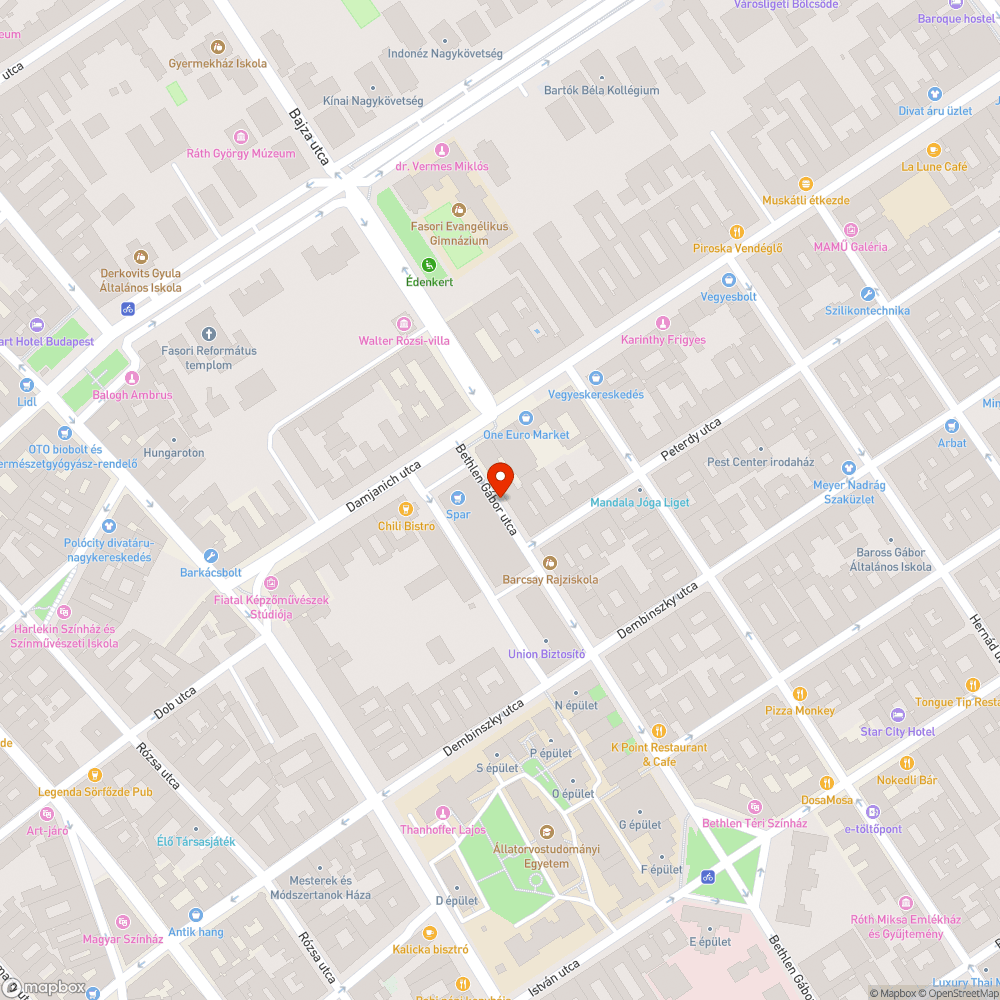 Helyet foglalja bejelentés helye