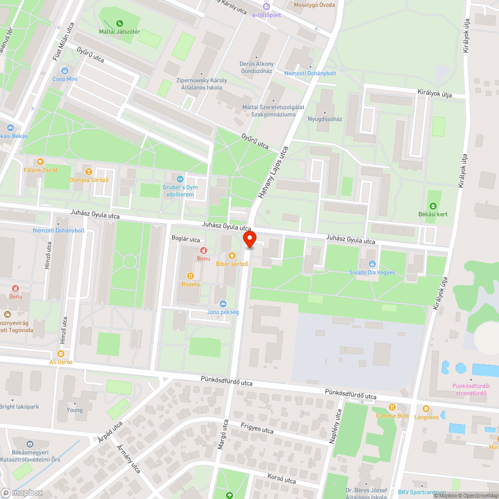 Üzemképtelen jármű bejelentés helye