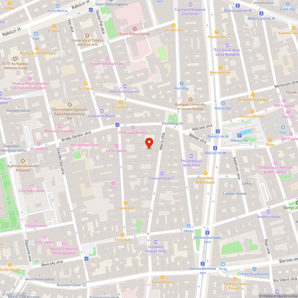 Rendszám tábla nélküli  parkolás bejelentés helye