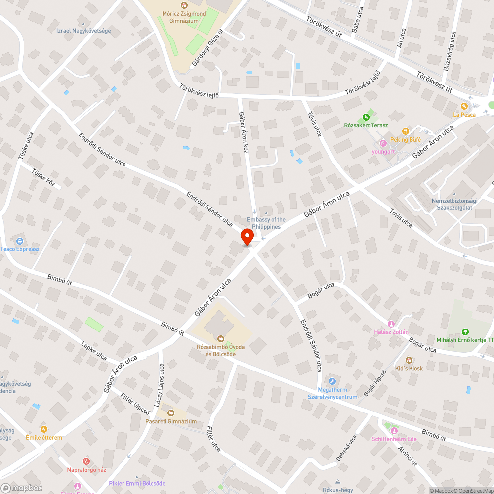 Kátyús, lekopott zebra bejelentés helye