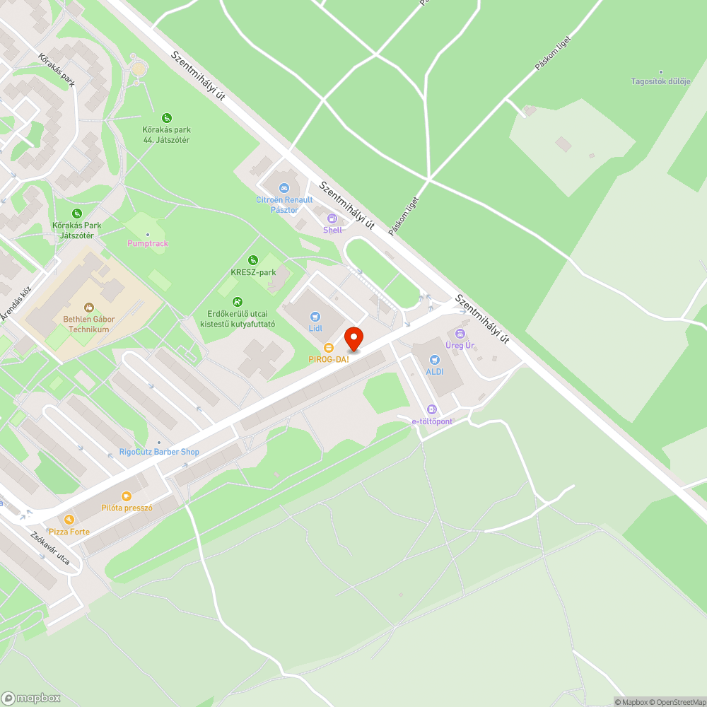 Parkolás a buszmegállóban bejelentés helye