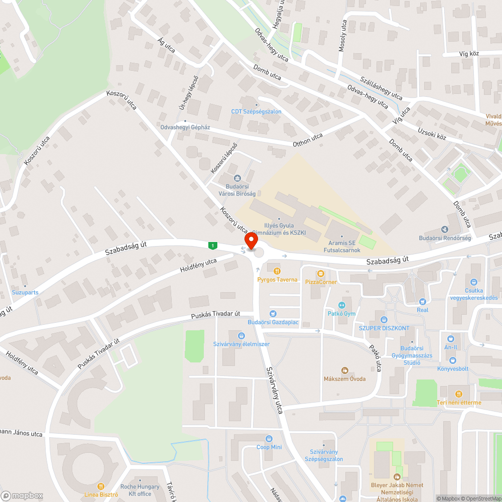 Nagyon mélyen besüllyedt csatornafedél a körforgalomban bejelentés helye