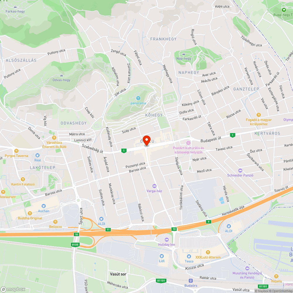 Mélyen megsüllyedt útburkolat a körforgalom kellős közepén bejelentés helye