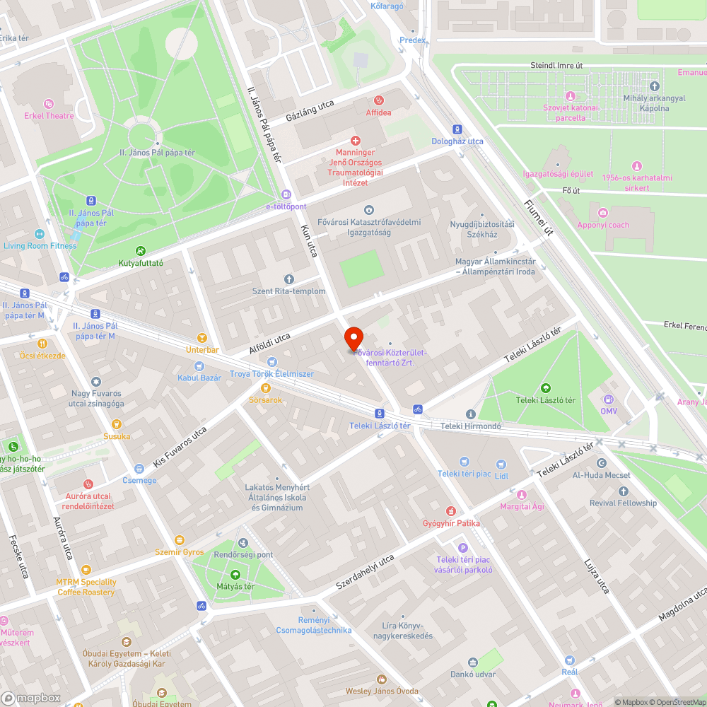 Óriási felületen megsüllyedt az aszfalt. bejelentés helye