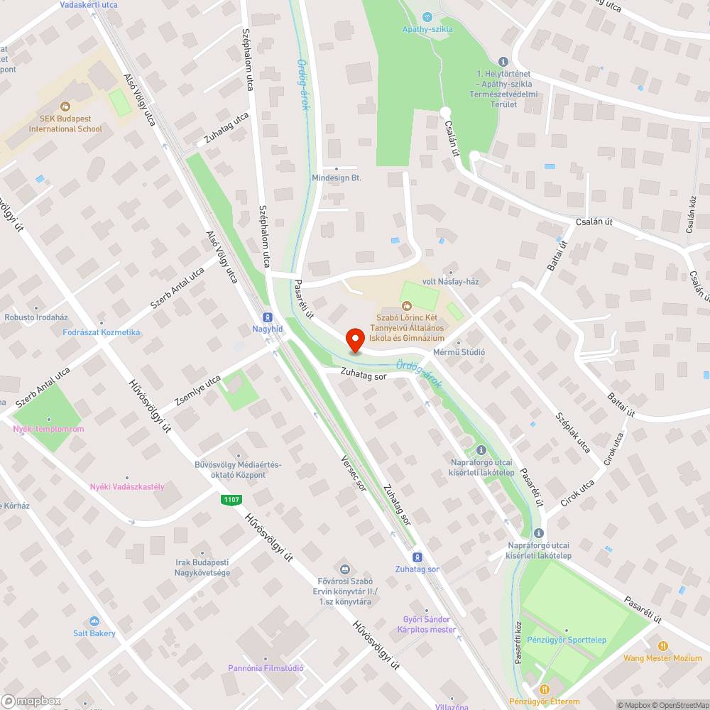 Szivacs bejelentés helye