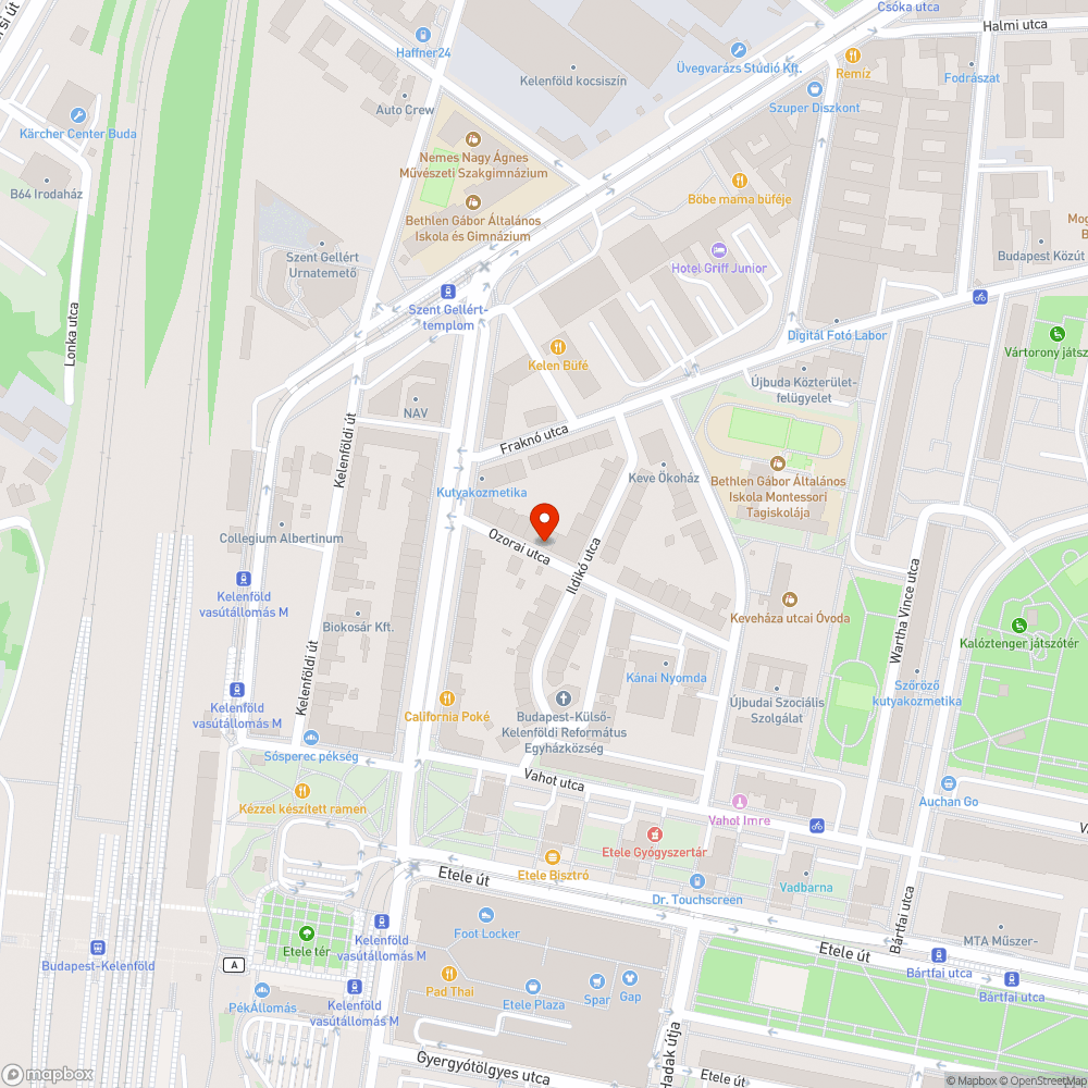 Szemét a kuka mellett bejelentés helye