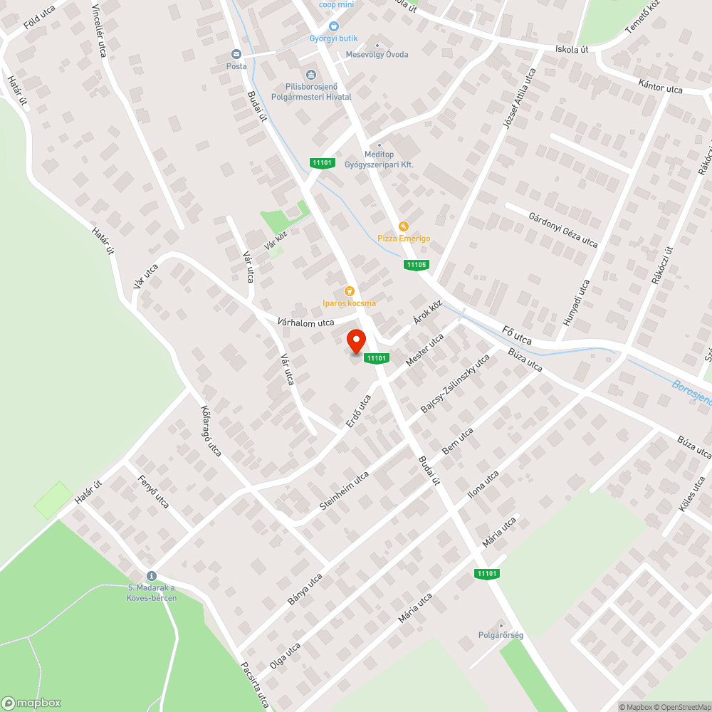 Budai út 14 bejelentés helye