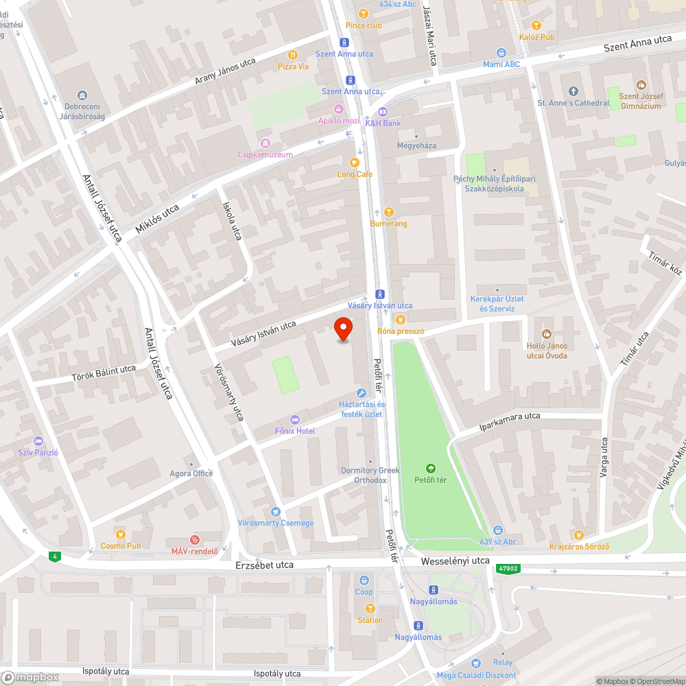 Fakivágás bejelentés helye