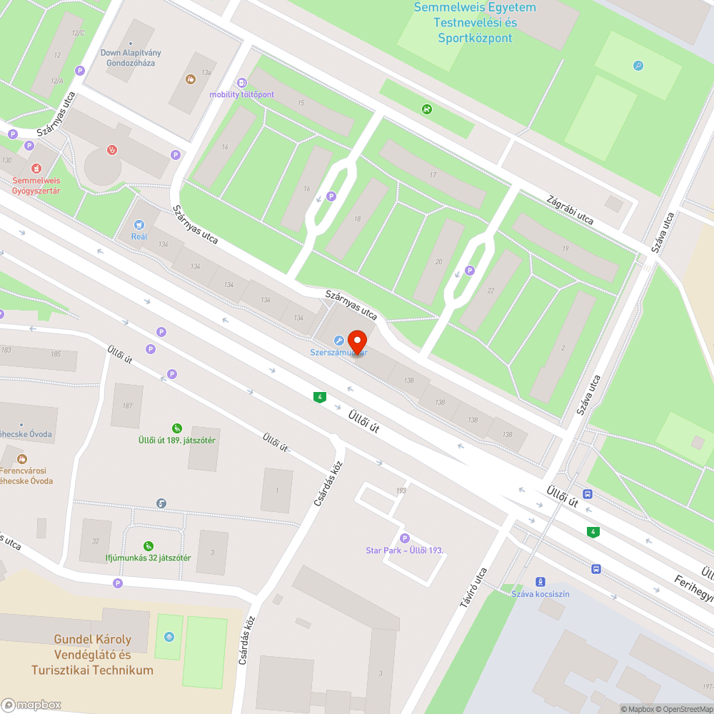 Szemetes terület bejelentés helye