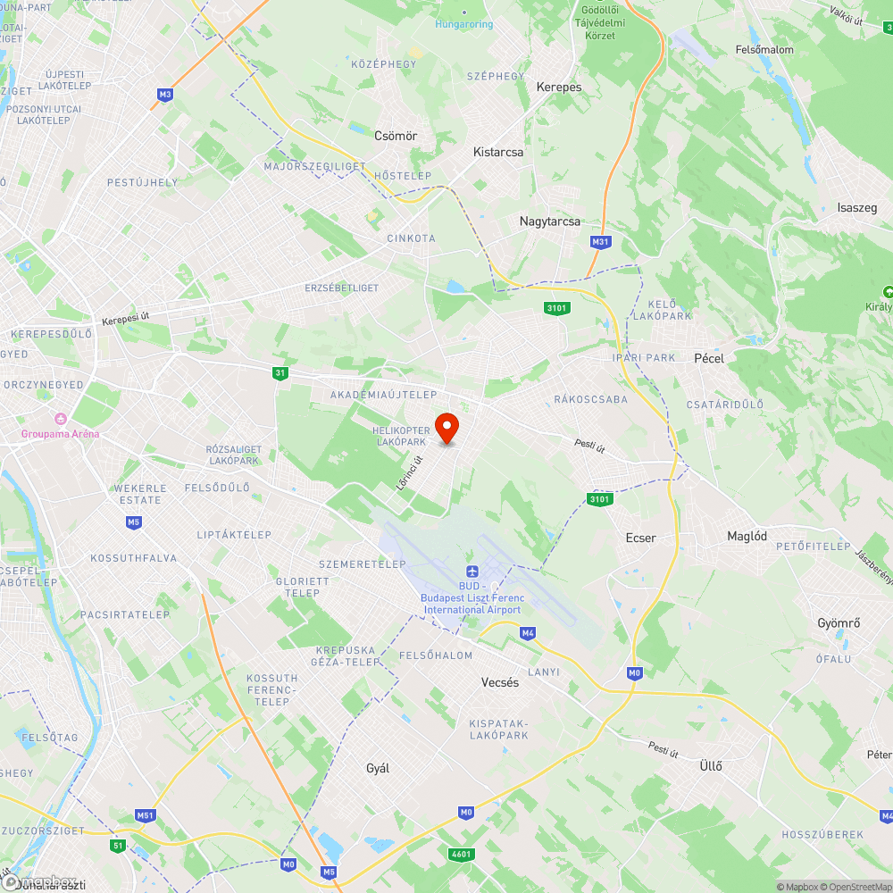 Elhanyagolt aluljáró bejelentés helye