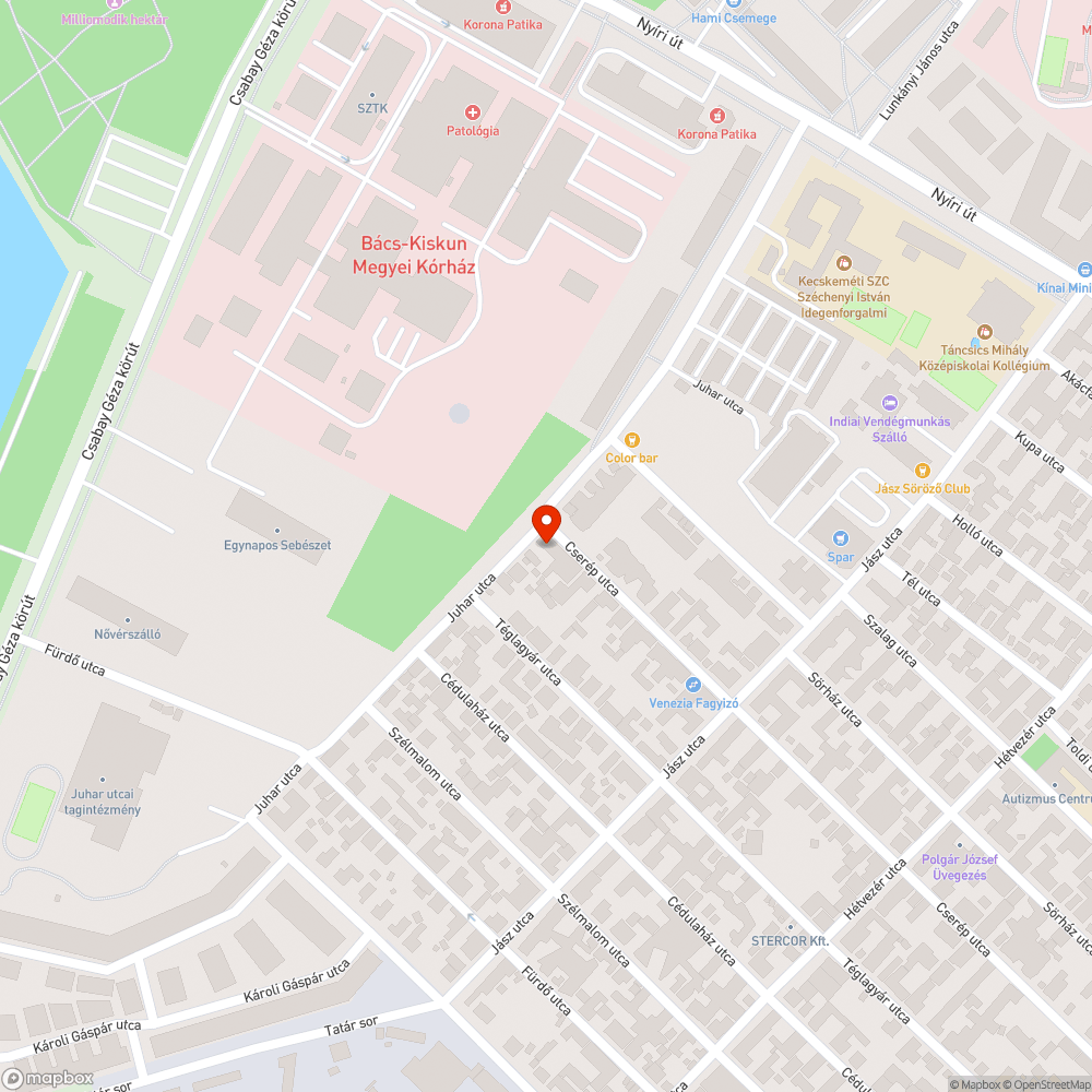 Zöld területen parkolás bejelentés helye