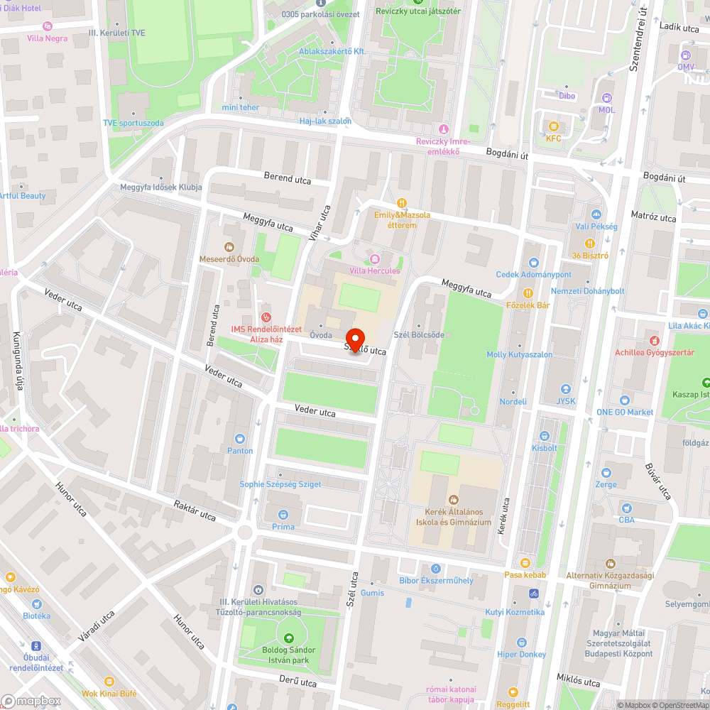 Bojler és bevásárlókocsi a parkolóban bejelentés helye