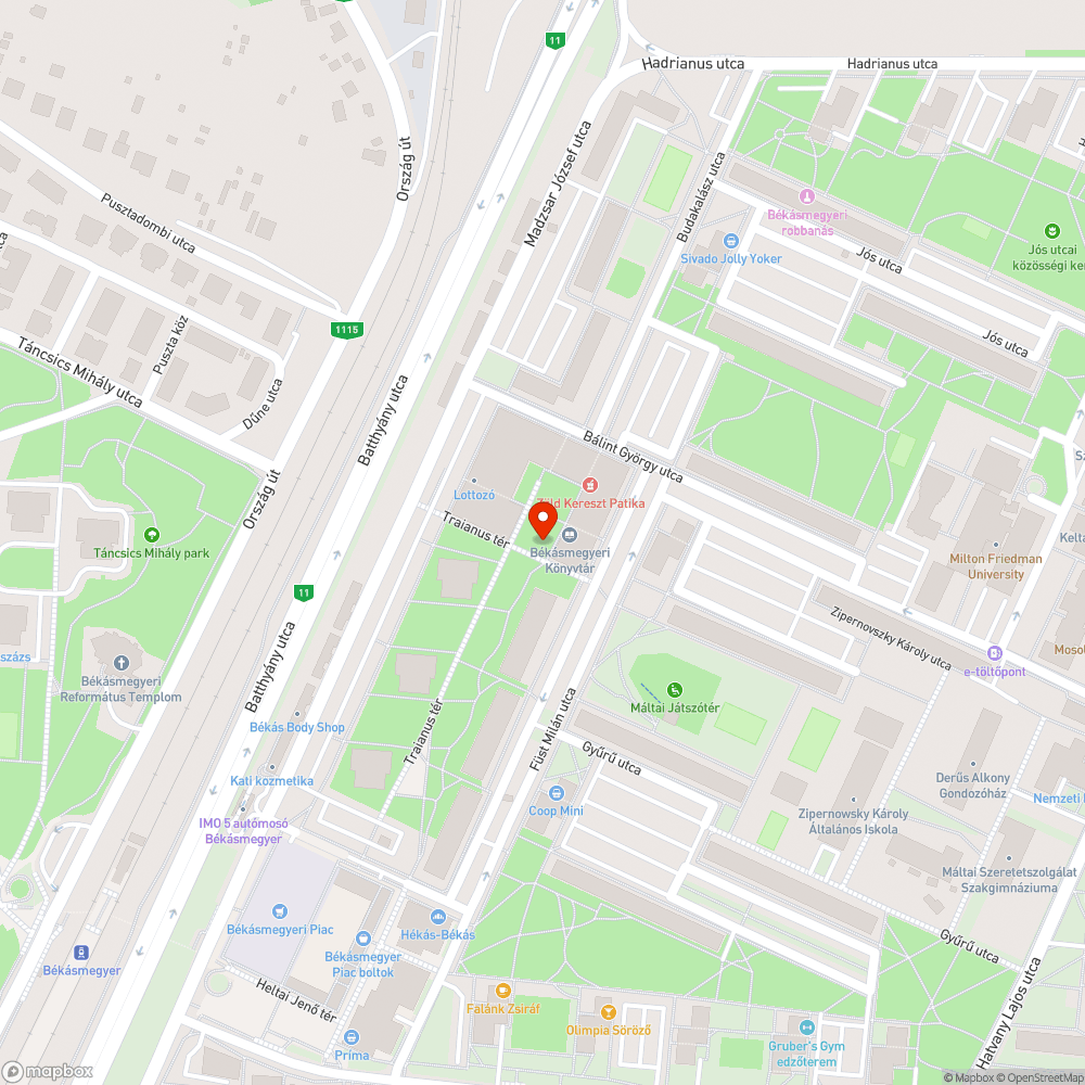 Traianus téri burkolat balesetveszélyes bejelentés helye