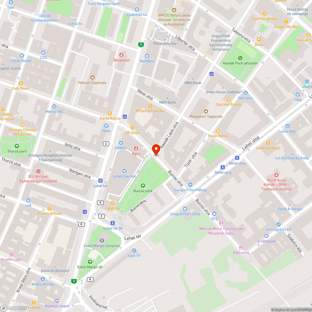 Nyitott kerékpársáv bejelentés helye