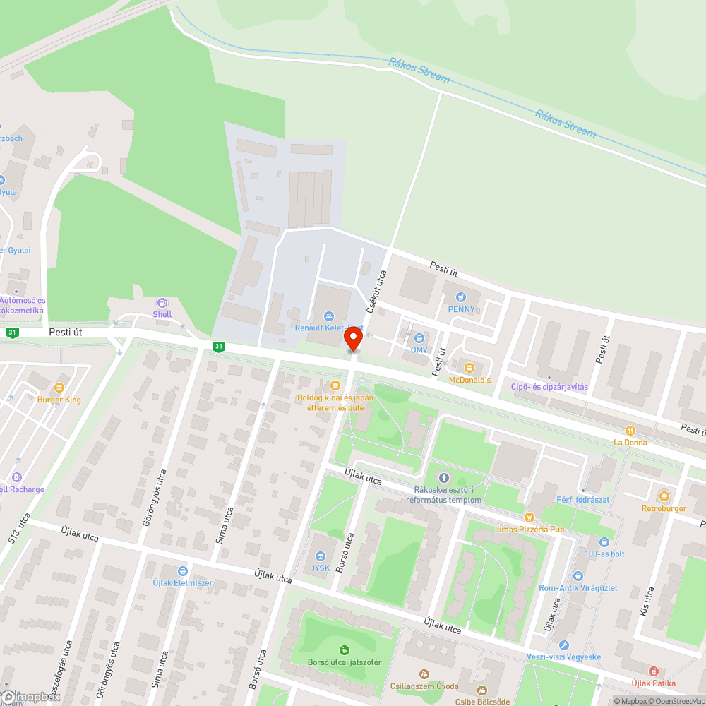 Zebra csorda bejelentés helye